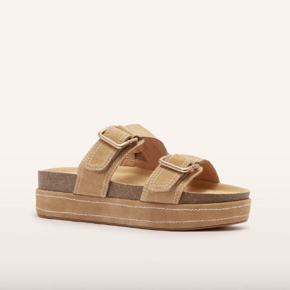 Frankie4 Women's Barley Suede Sandals - size 7 - Picture 2 of 5